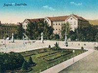 Sveučilišni trg oko 1910. godine